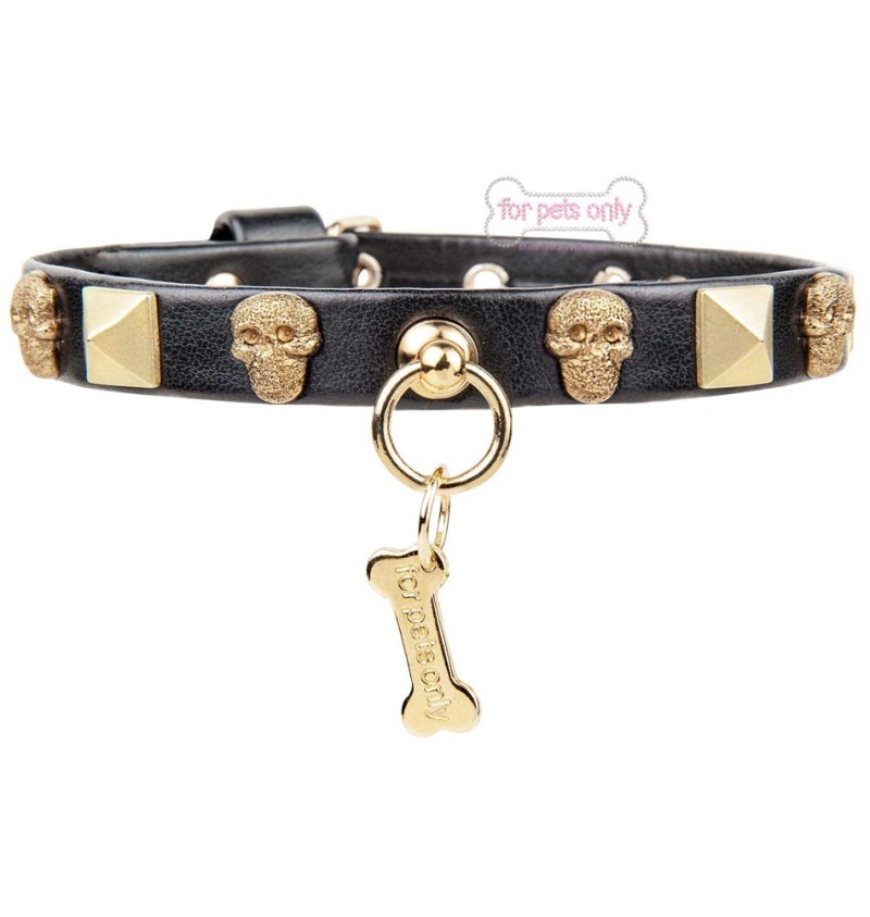 Chic And Skull Collar Black