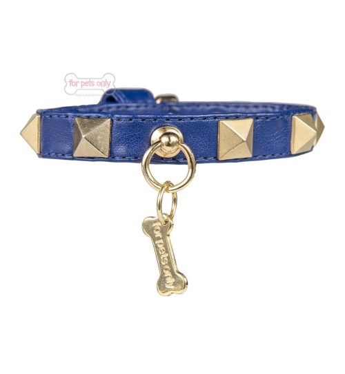 Chic & Stud Collar Blue