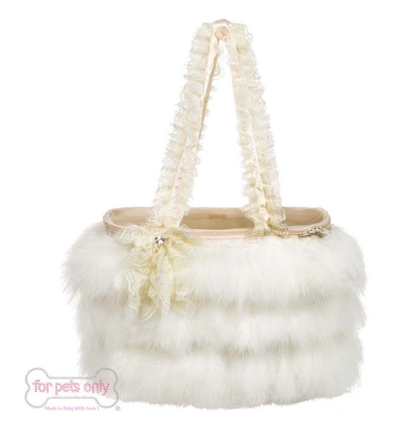 Folie Bag White Feather For Pets