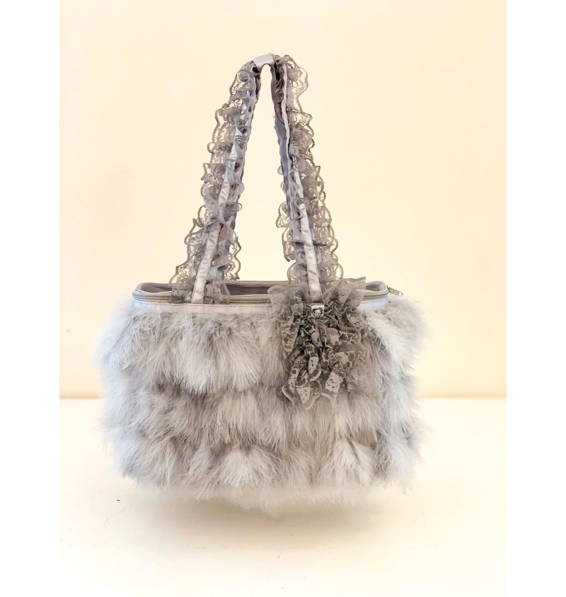 Folie Bag GREY Feather For Pets