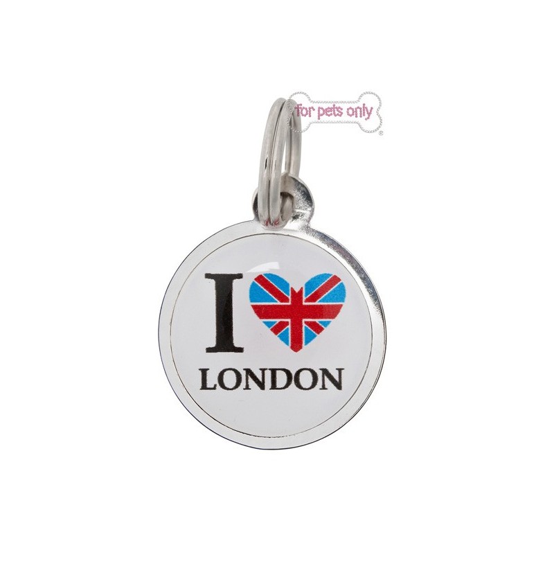 I Love London Id Tag