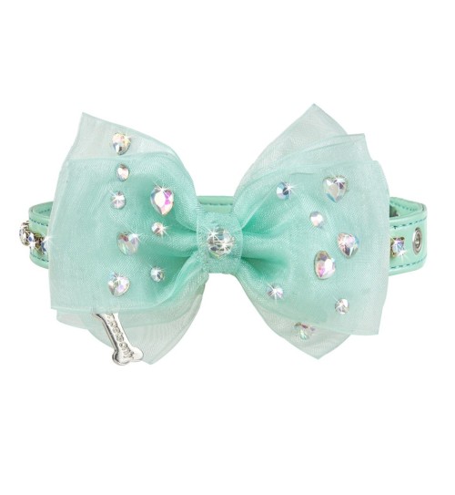 Ribbon Collar Aqua