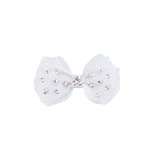 Ribbon White Hairclip