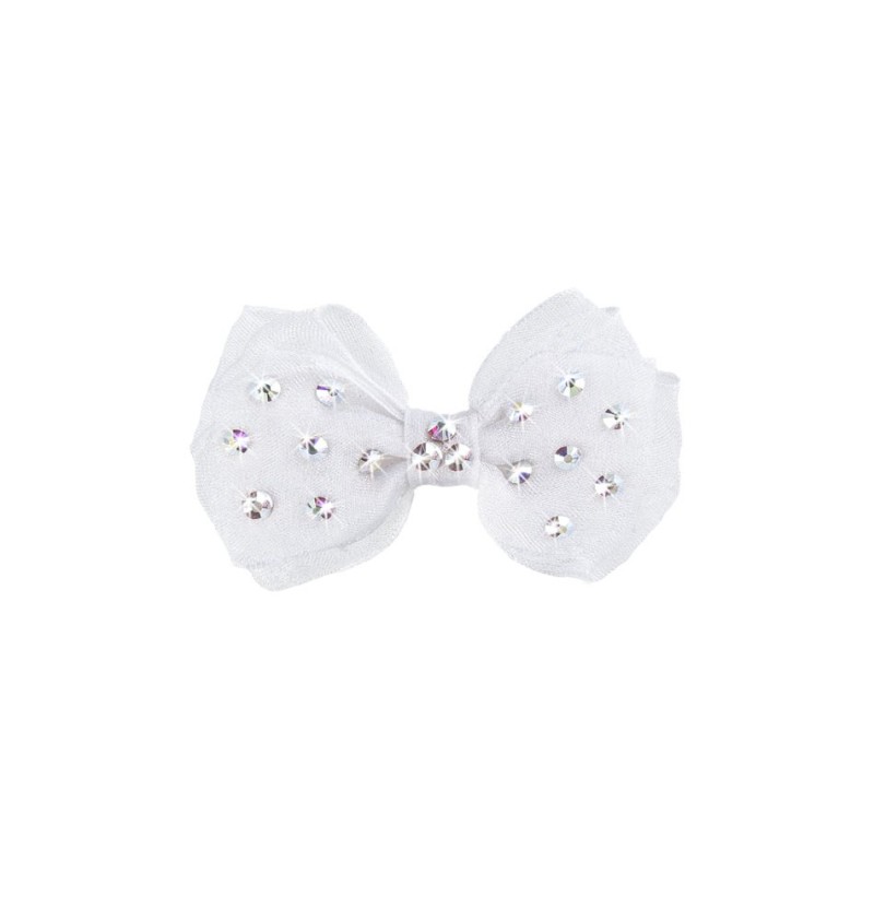 Ribbon White Hairclip