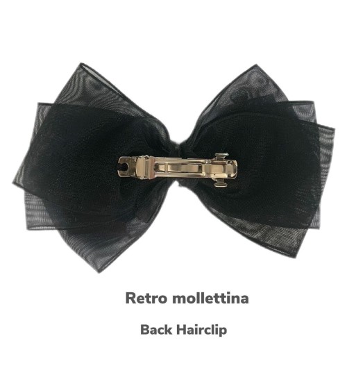Big Ribbon Black Hairclip 2