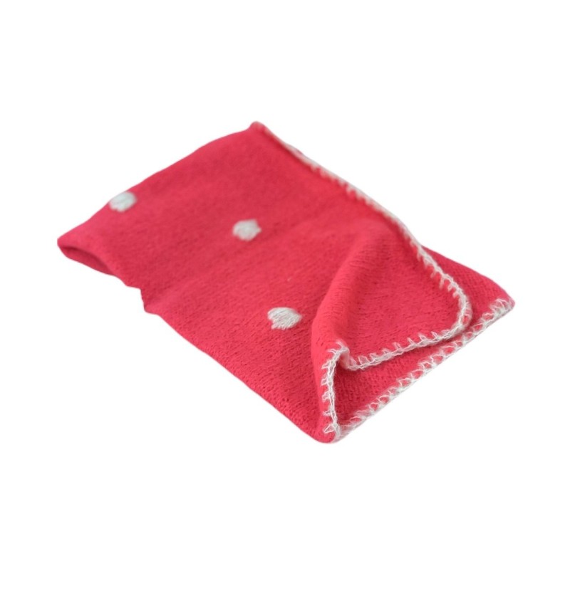 Mohair Dots Cover Fuxia