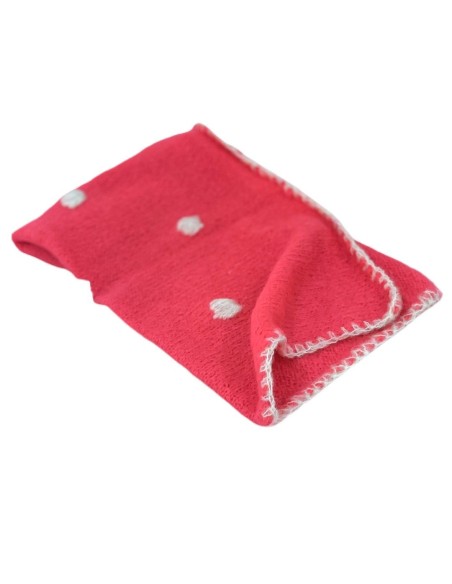 Mohair Dots Cover Fuxia