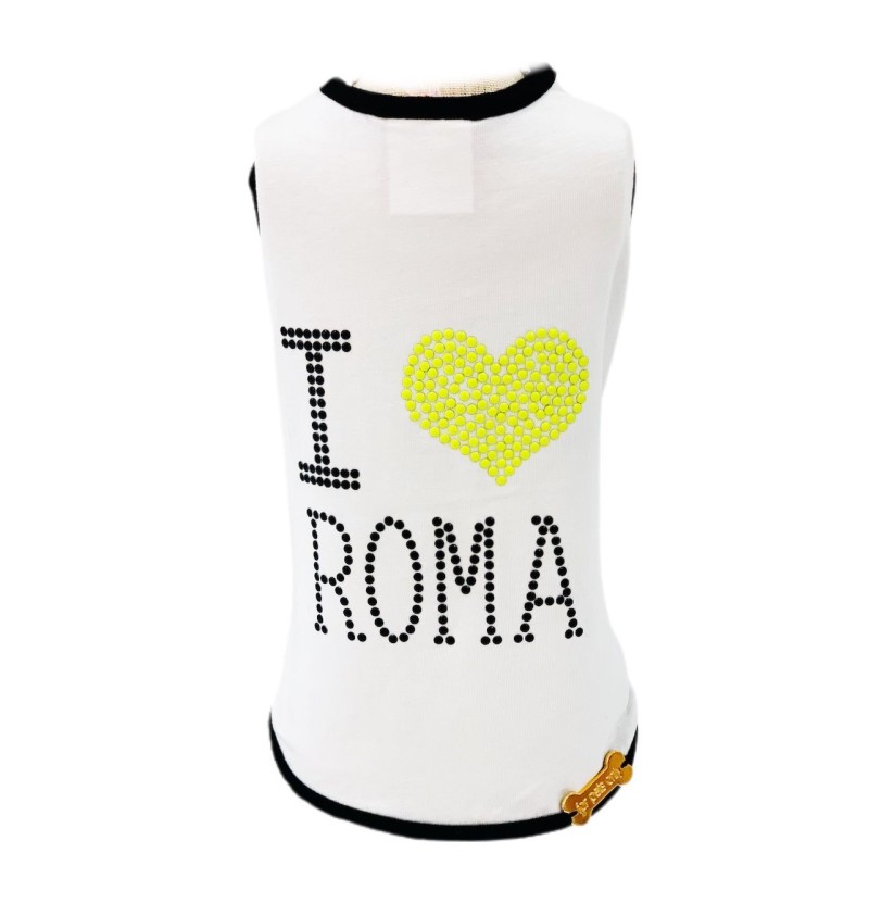 Roma T-Shirt Yellow Black