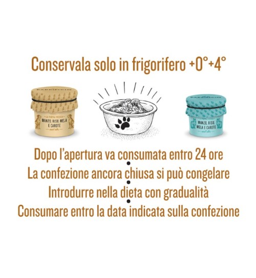  MAIALE CON CAROTE,RISO E MELA 180GR 2