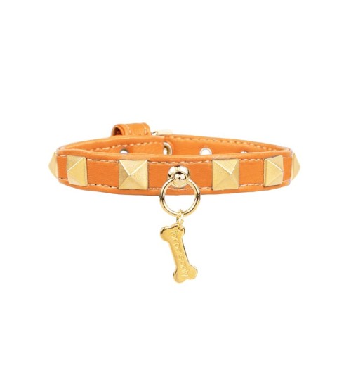 Chic and Stud Collar Orange