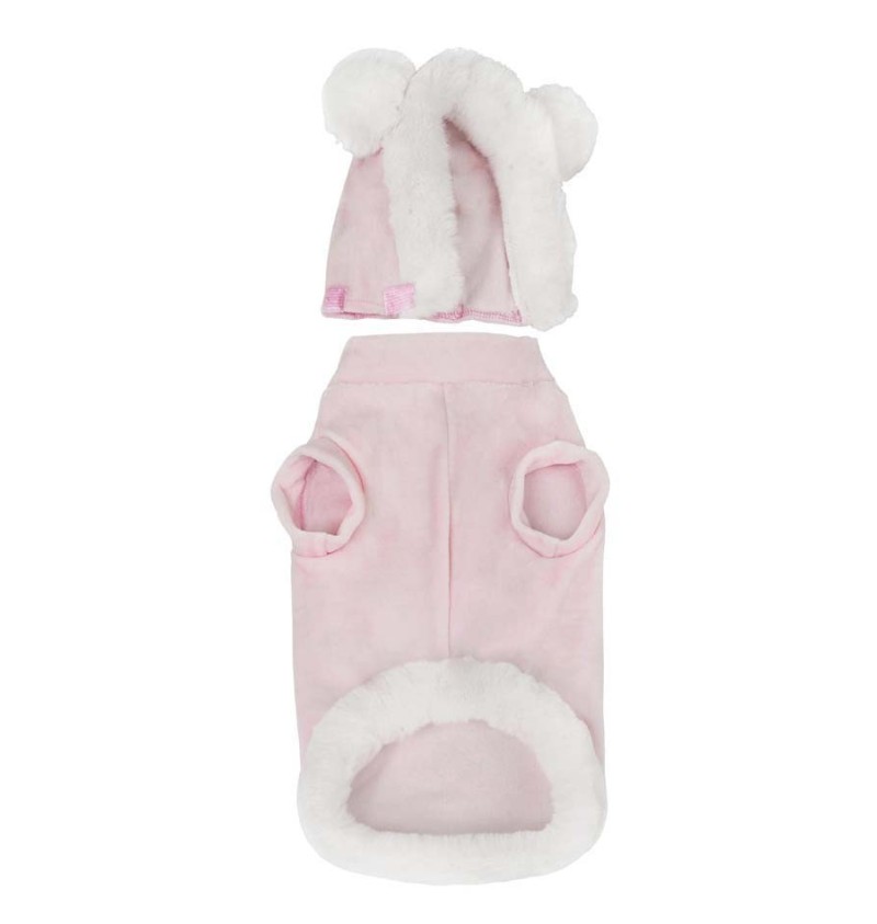 TopoMio Diamond Furry Pull Pink