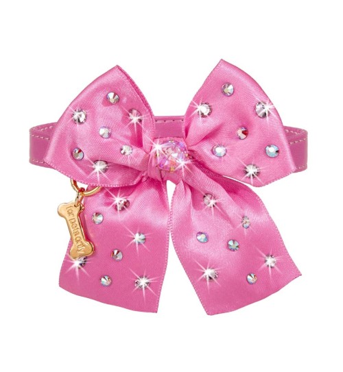 Sunshine Bow Collar Fuxia