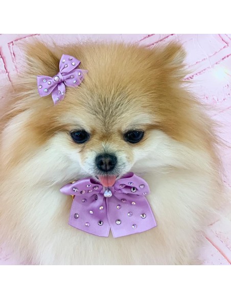 Sunshine Bow Lilac Hairclip