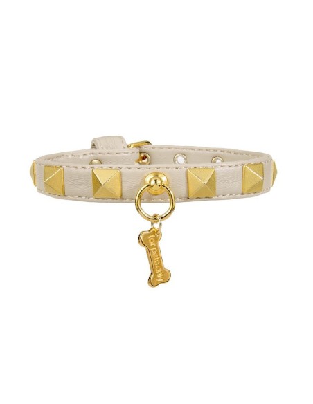 Chic and Stud Collar Taupe