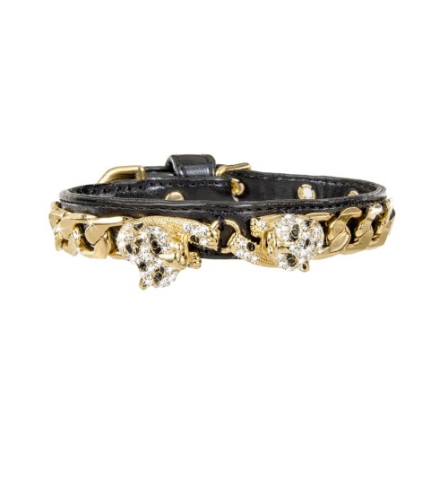 Rock Panther Collar Black