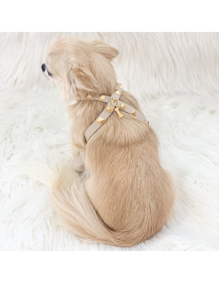 Chic and Stud Harness Greige
