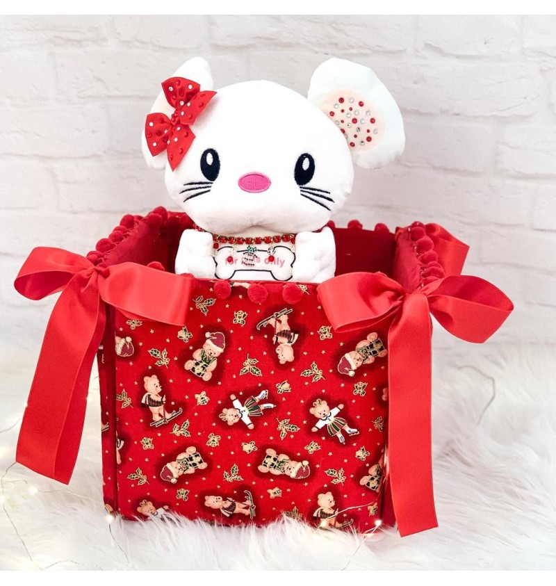 Little Bear Christmas Toy Basket