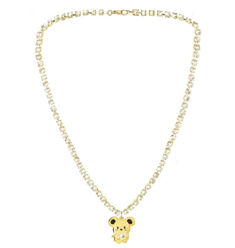 TopoMio Mommy Crystal Necklace