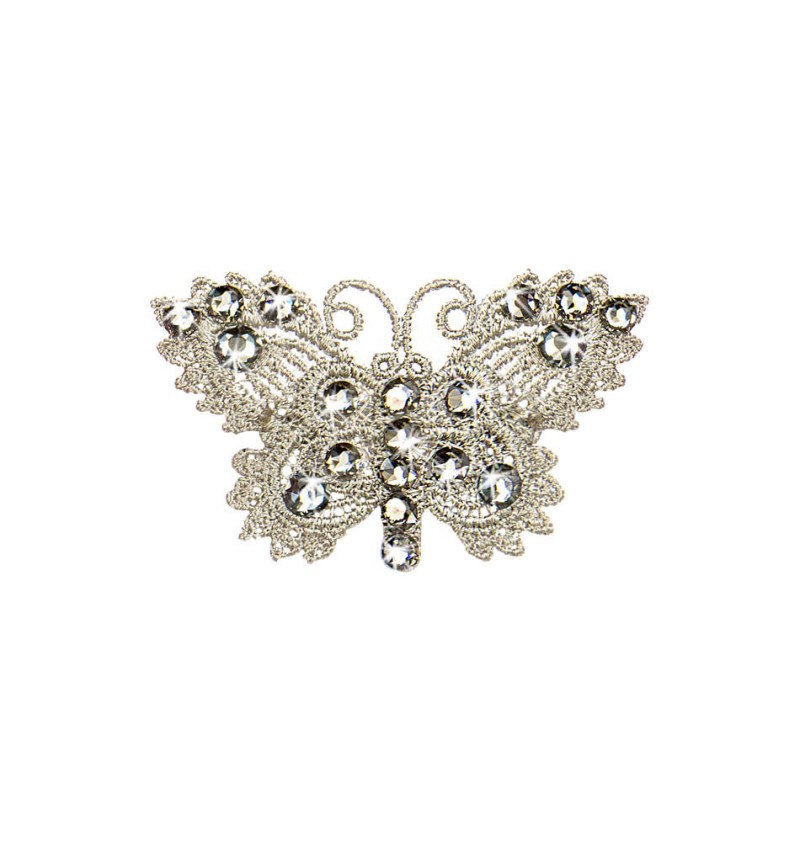 Butterfly Hairclip Greige