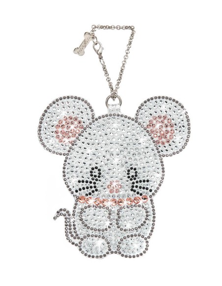 TopoMio Diamond Charm Silver