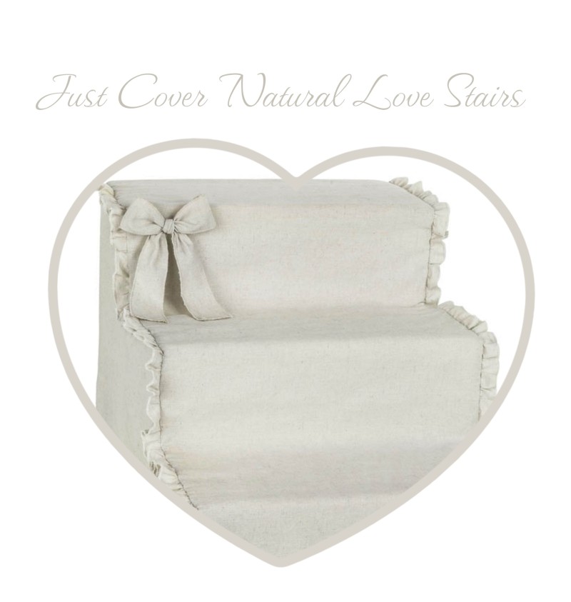 Just Cover Natural Love Stairs Linen