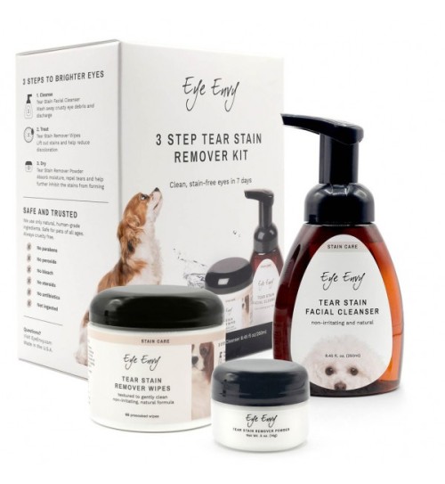 Eye Envy 3 Step Tear Stain Remover Kit