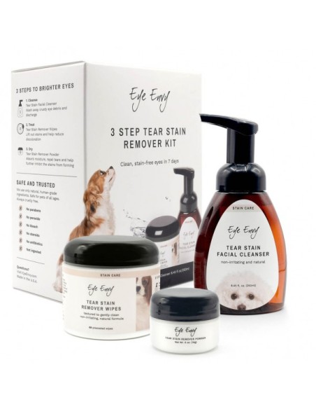 Eye Envy 3 Step Tear Stain Remover Kit
