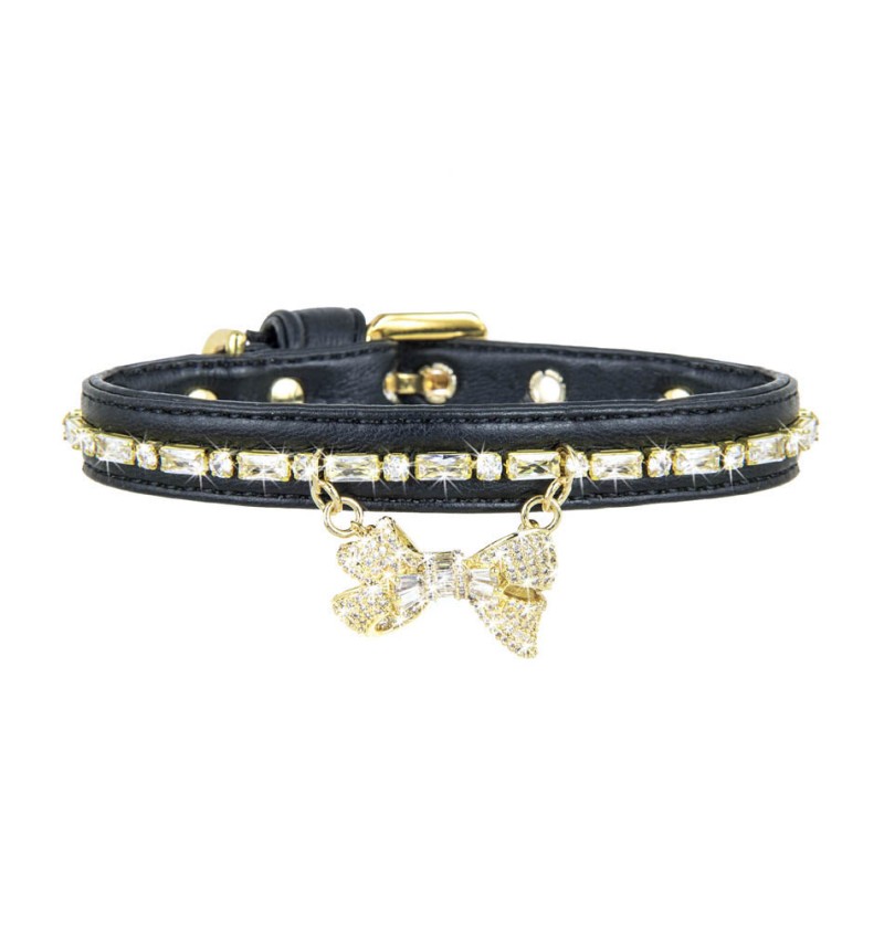 Zircon Bow Collar Black