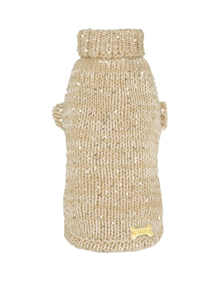 100% Cashmere & Silk Pull/Beige