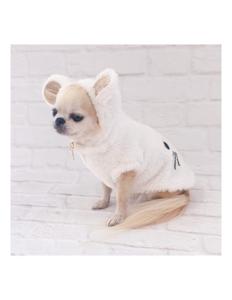 TopoMio Face Pull Teddy White